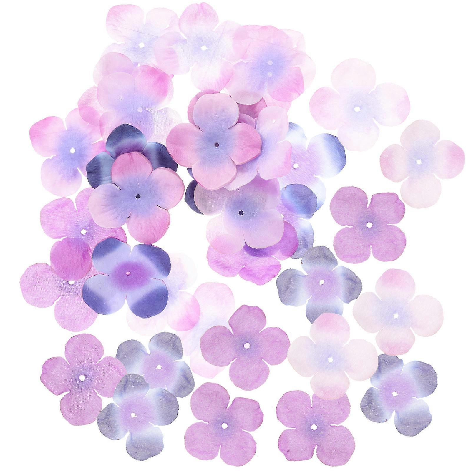 Simulation Flower Petals Realistic Style Multi Color Fabric Party Atmosphere Creation Home Decoration 100Pcs