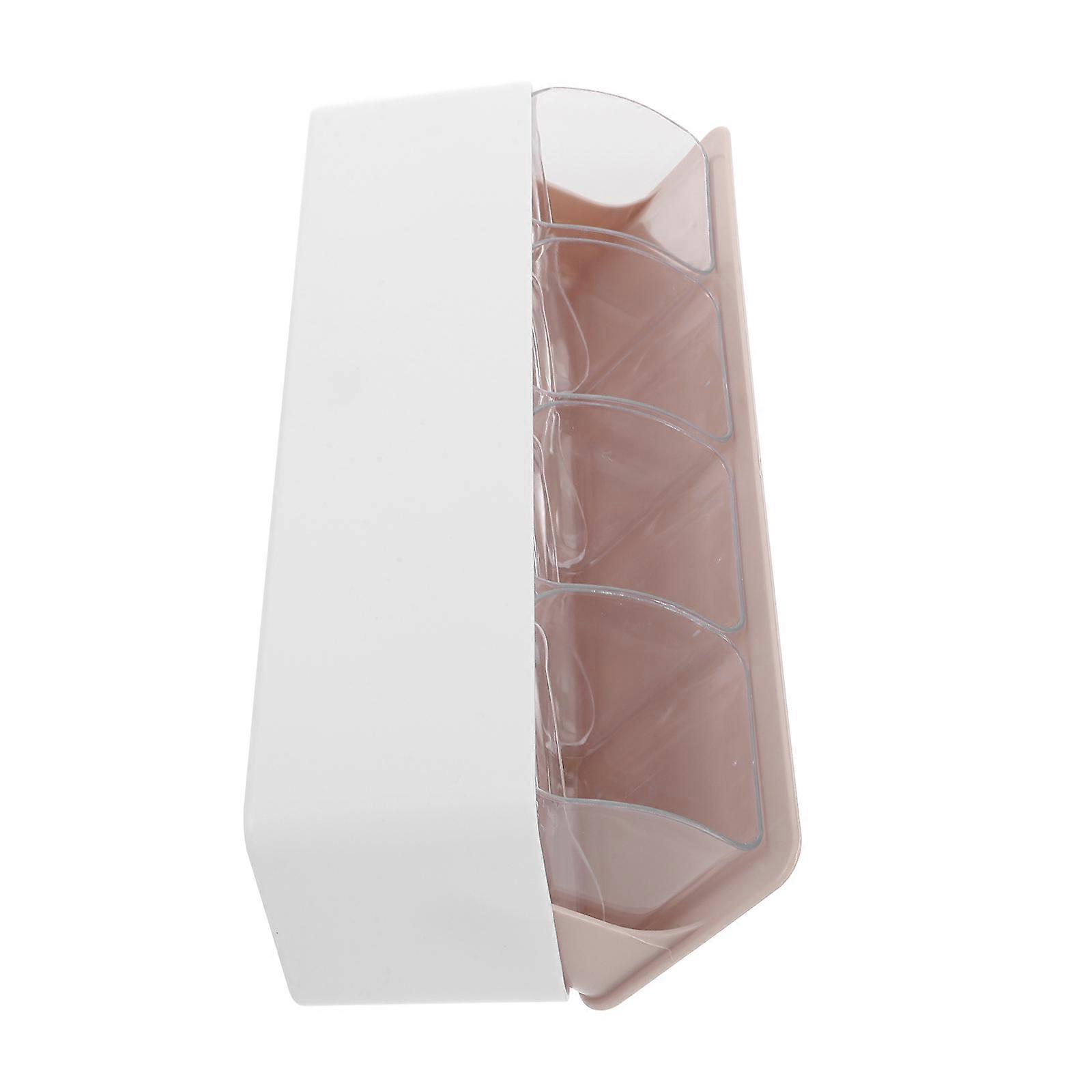 Boîte de rangement pour épices et condiments en plastique beige pour la cuisine -