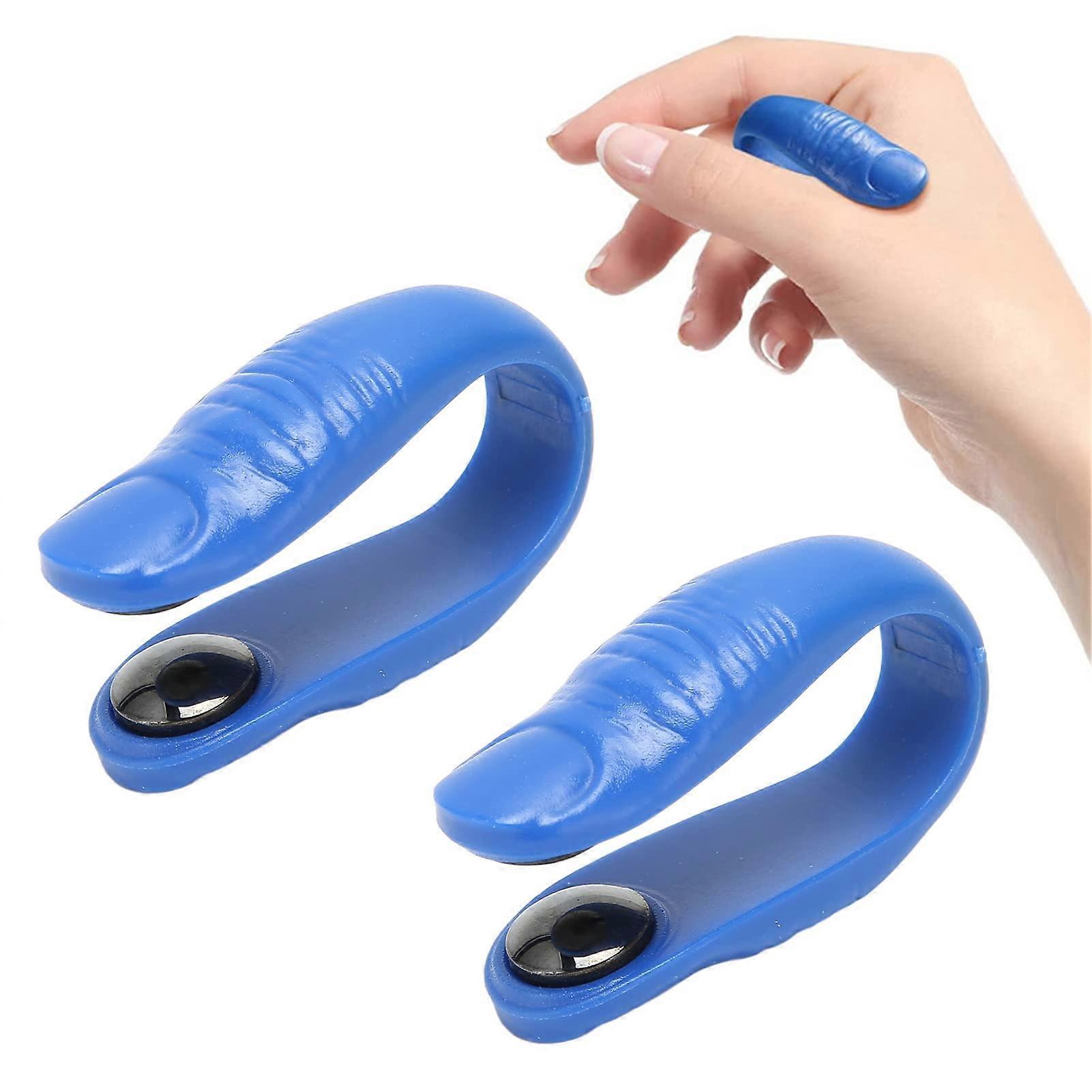 Acupressure Hand Pressure Point Clip for Migraine Relief, Headache Tool with Magnets, Acupuncture Massage Clip, 2-Pack