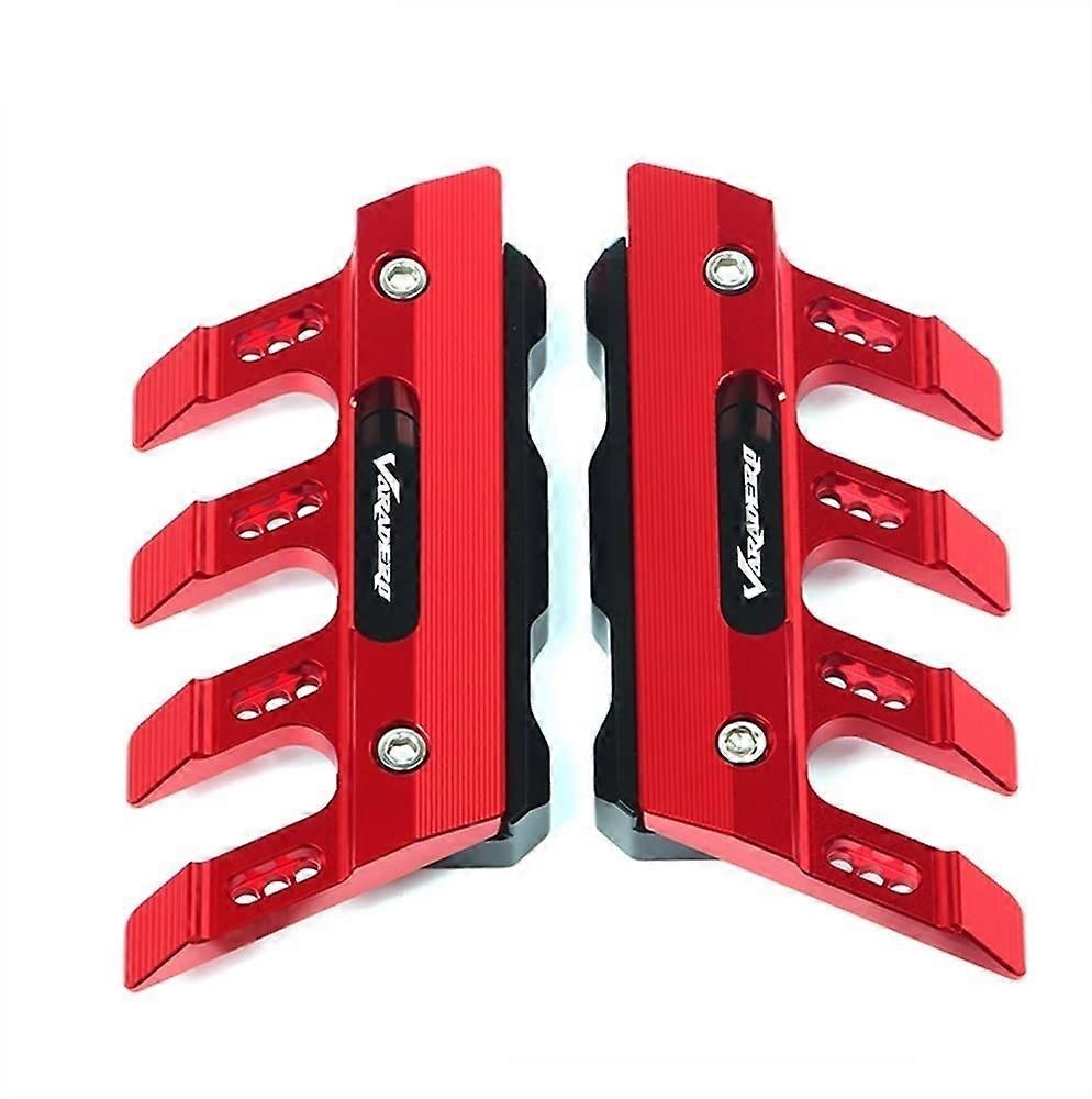 Crash Protection Side Guards Fork Shield Fender Guard CNC Aluminum Red for Honda XL1000 Varadero XL1000V Motorcycle