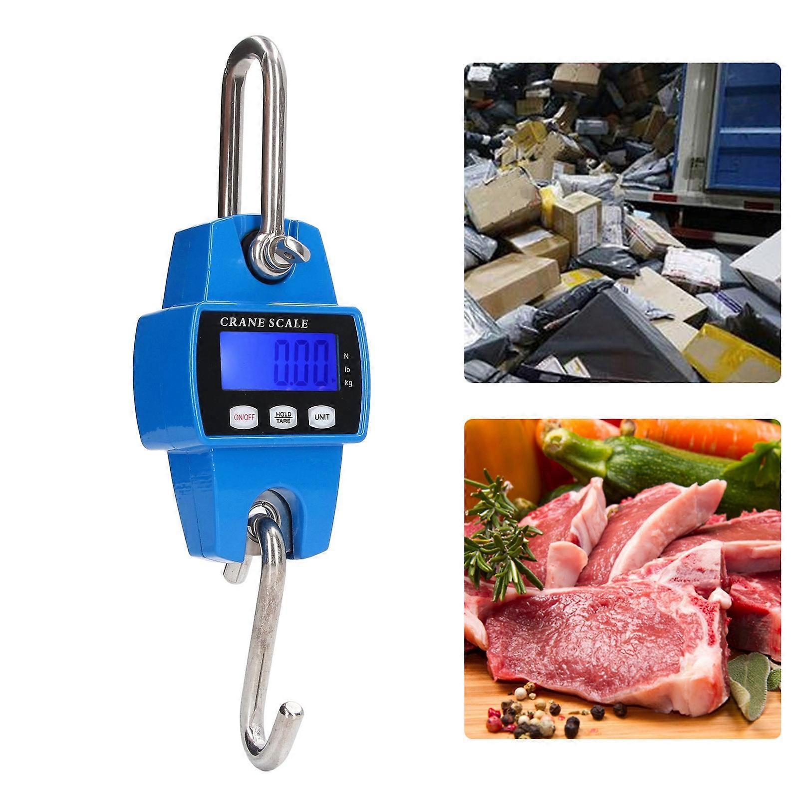 Crane Scale Handheld Portable Digital Accurate Multifunctional Industrial Electronic Hanging Scale Blue