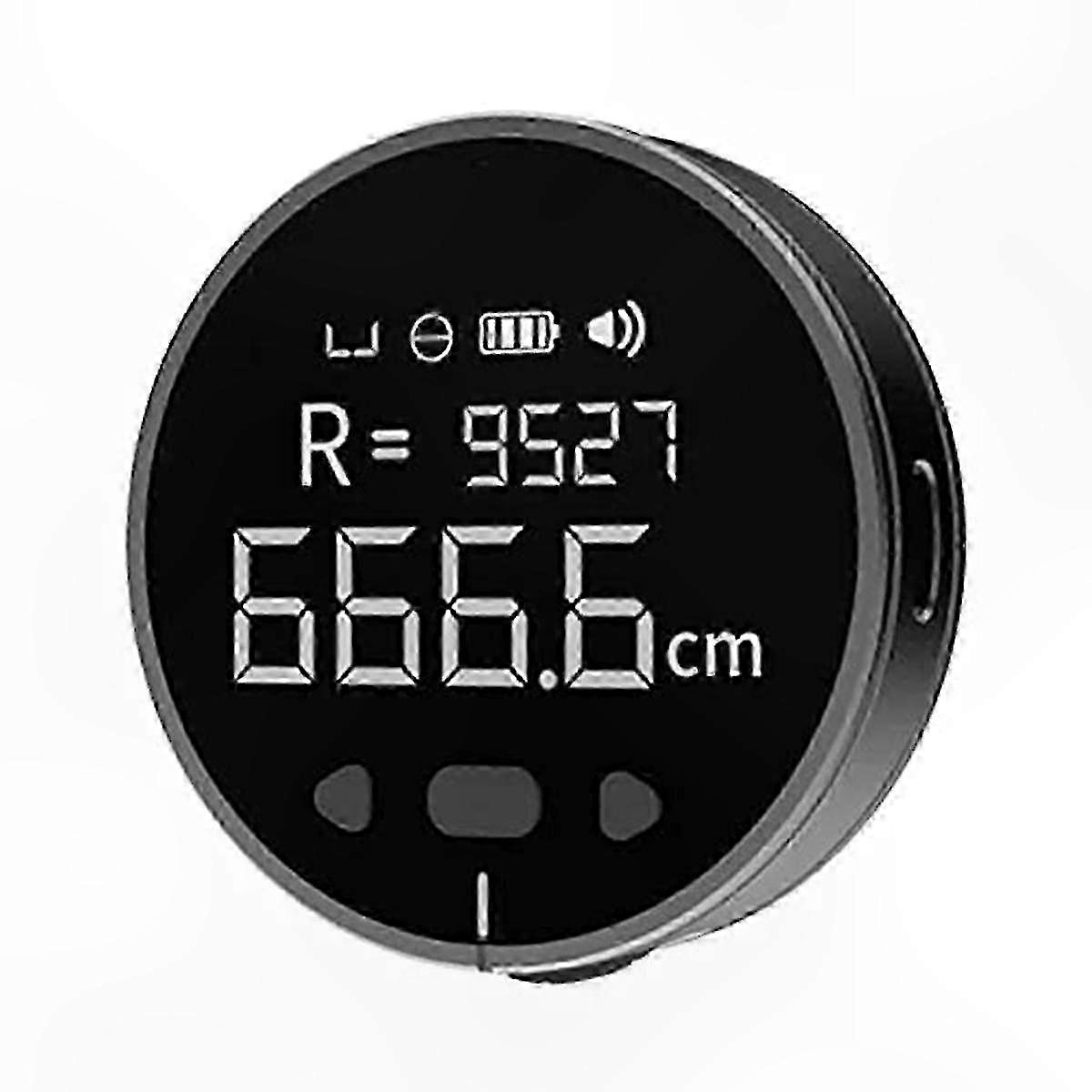 Digital Tape Measure with LCD Display, Rechargeable Electronic Ruler for Long Distance Measurement, 324Ft Range