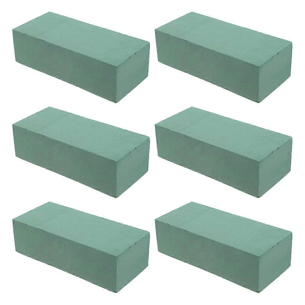 6pcs Durable Floral Foam Blocks for Flower Arranging, Versatile Floral Bricks for Weddings, Events, DIY Crafts, and Home Decor, Suitable for All