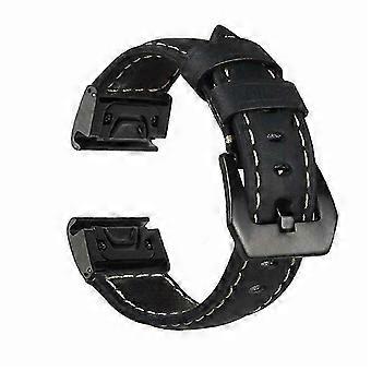 Äkta Läder Klockarmband Ersättning Rem För Garmin Marq Series / fenix5 / 5x / 5S / forerunner945 / approach S60