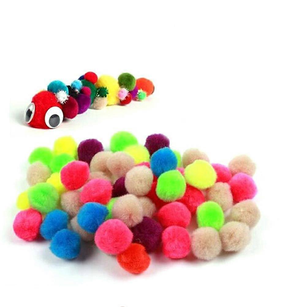 Fluffy Balls for Arts and Crafts, Ideal for Making Garland and Fringe
