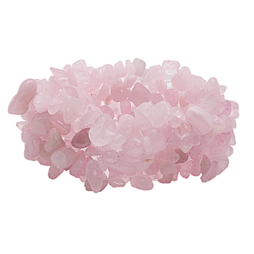 Irregular Stones Jewelry Natural Crystal Bracelet for Decoration Pink