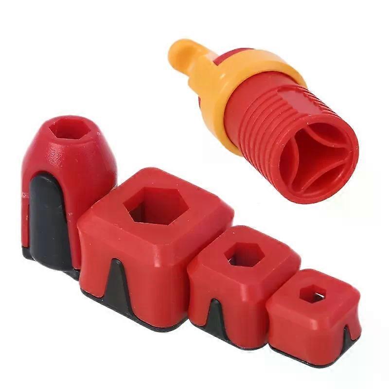 5Pcs/Set Screwdriver Bit Magnetic Ring Strong Magnetizer Screw Fixed Handle Pick Up Hand Tool