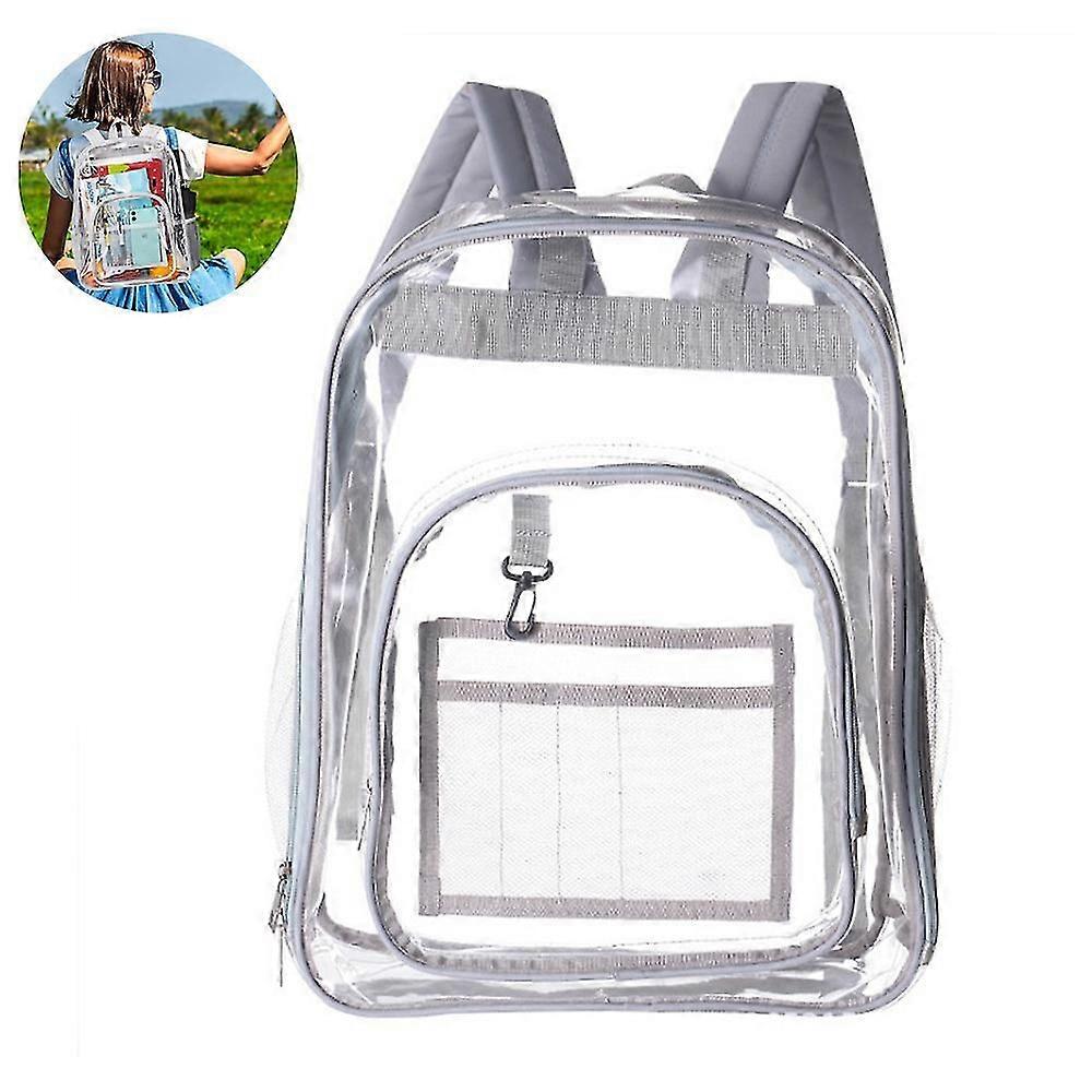 1 Pcs Clear Backpack, Heavy Duty See Through Backpack