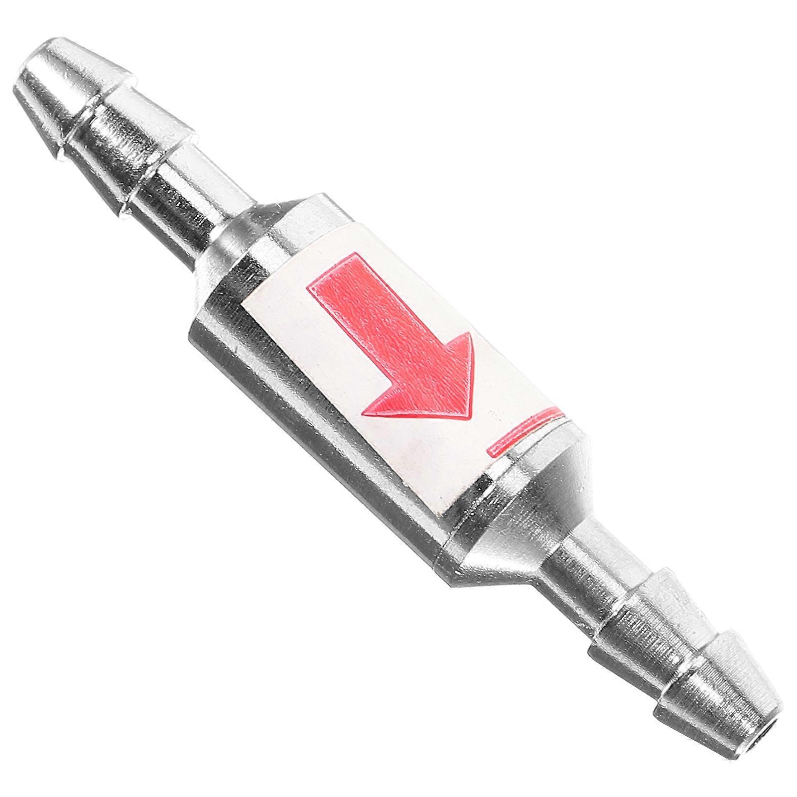 One Way Check Valves Check Valve for Fish Tank 4.7x1cm Stainless Steel Flow Controlling 1Set