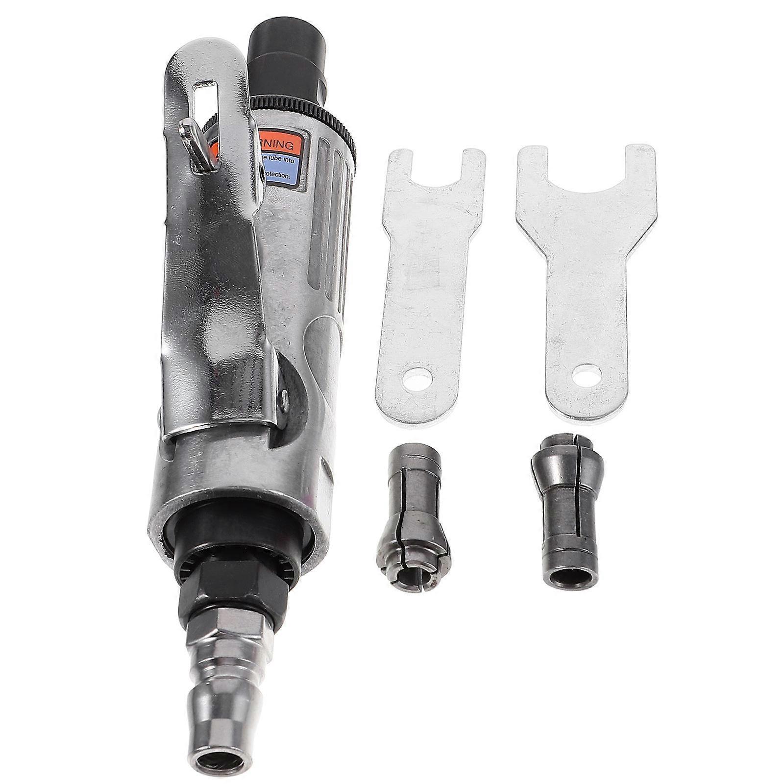 Pneumatic Die Grinding Tool Air Powered Straight Grinder For Workshop DIY Projects Multi Color 1 Set