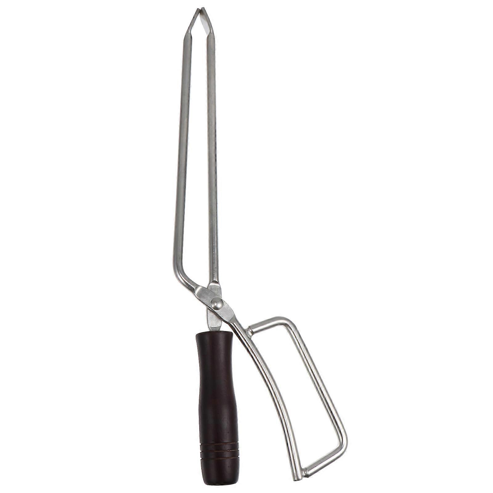 Extended Charcoal Tong 1PC Heavy Duty BBQ Tongs For Outdoor Barbecue Assorted Color Ergonomically Designed For Comfort