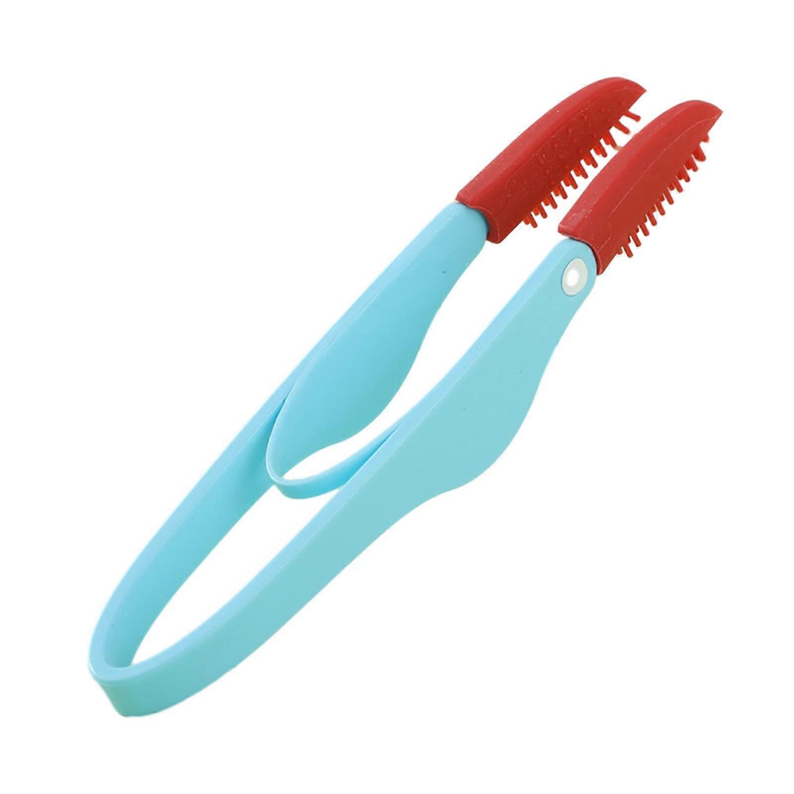 Tear Stain Comb for Dogs - Silicone Brush, Non-Slip Handle, Flexible Pet Face Brush for Tear Stains and Eyelids