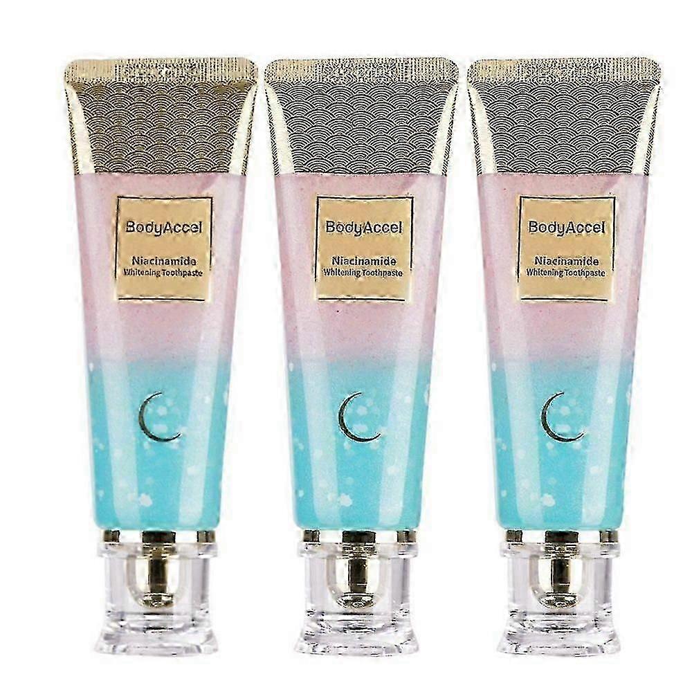 1-3X BodyAccel Niacinamide Whitening Toothpaste BodyAccel Toothpaste Niacinamide