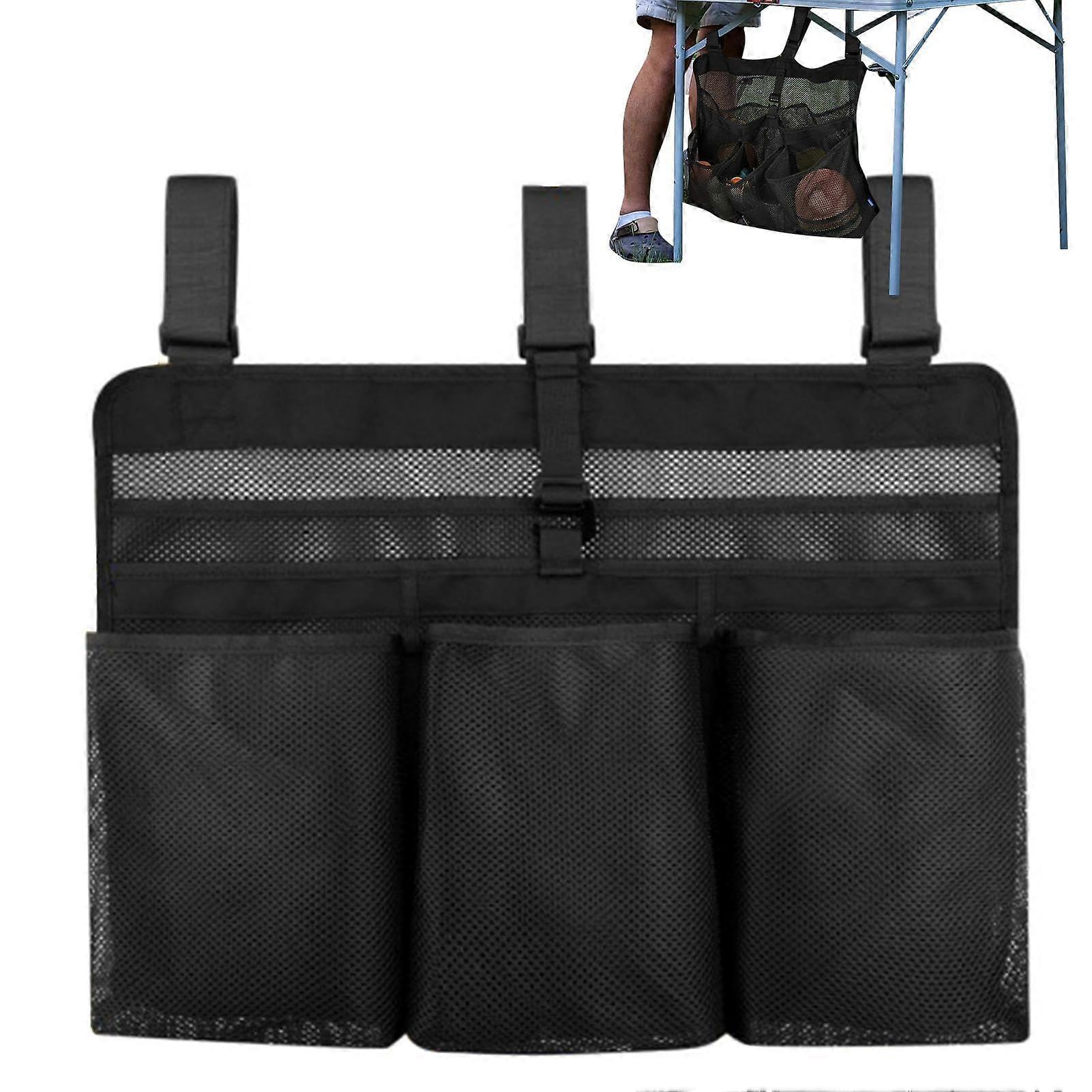 Camping Dish Mesh Bag, Foldable Portable Mesh Drying Rack for Outdoor