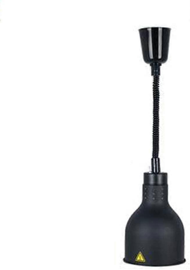 Food Warmers Commercial SelfService Lifting Insulation Lamp Adjustable Black