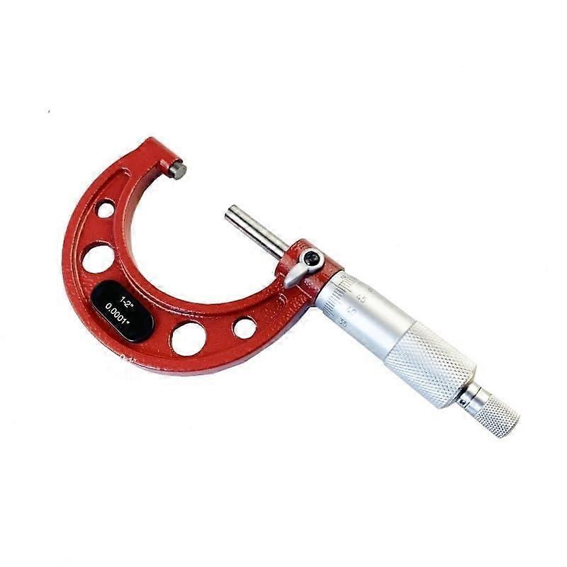 Micrometer Outside Caliper With Metric And Inch Range 0-25/25-50/50-75/75-100 Mm 0-1/1-2/2-3/3-4 In 0.01 Mm Graduation