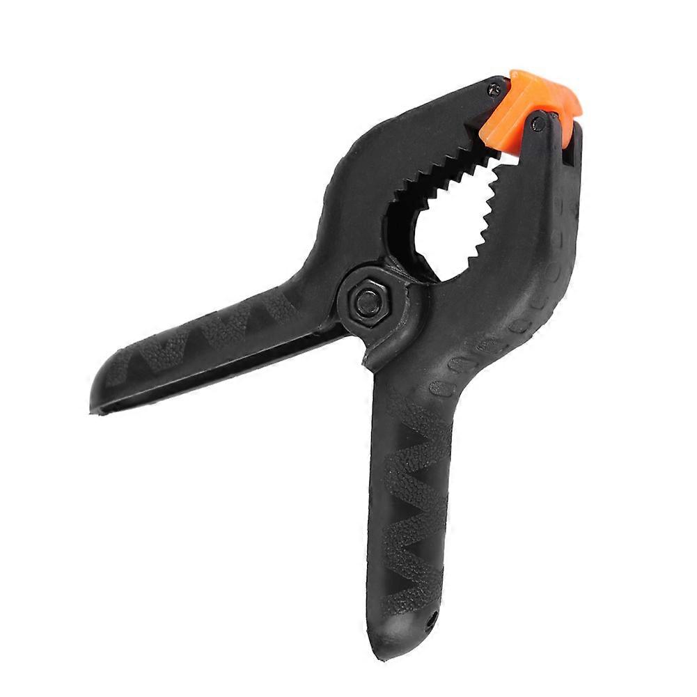 10Pcs 4 Inch Type A Black Multifunctional Plastic Spring Clamp DIY Woodworking Tool