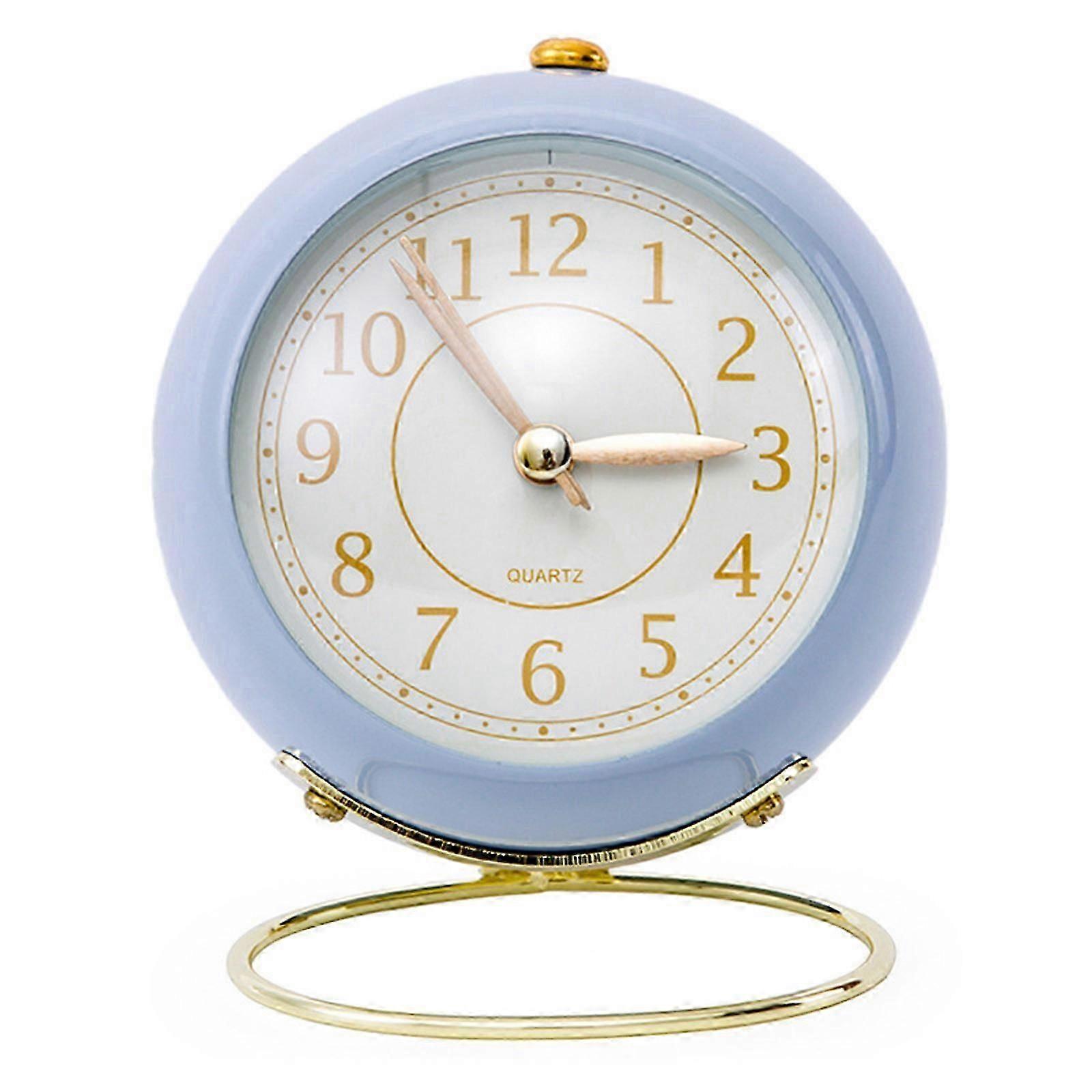 Electronic Desk Alarm Clock Mute Luminous Decorative Clock Ornaments for Home