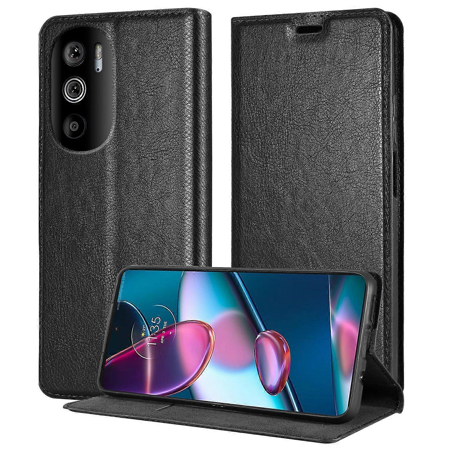 Motorola EDGE 30 PRO / EDGE+ Case - Protective Case with Stand Function and Card Slot