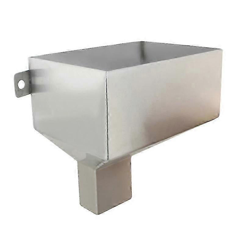 Pour entonnoir carré en acier inoxydable 1pc entrée latérale trémie siphon décharge d’eau de pluie trémie de descente