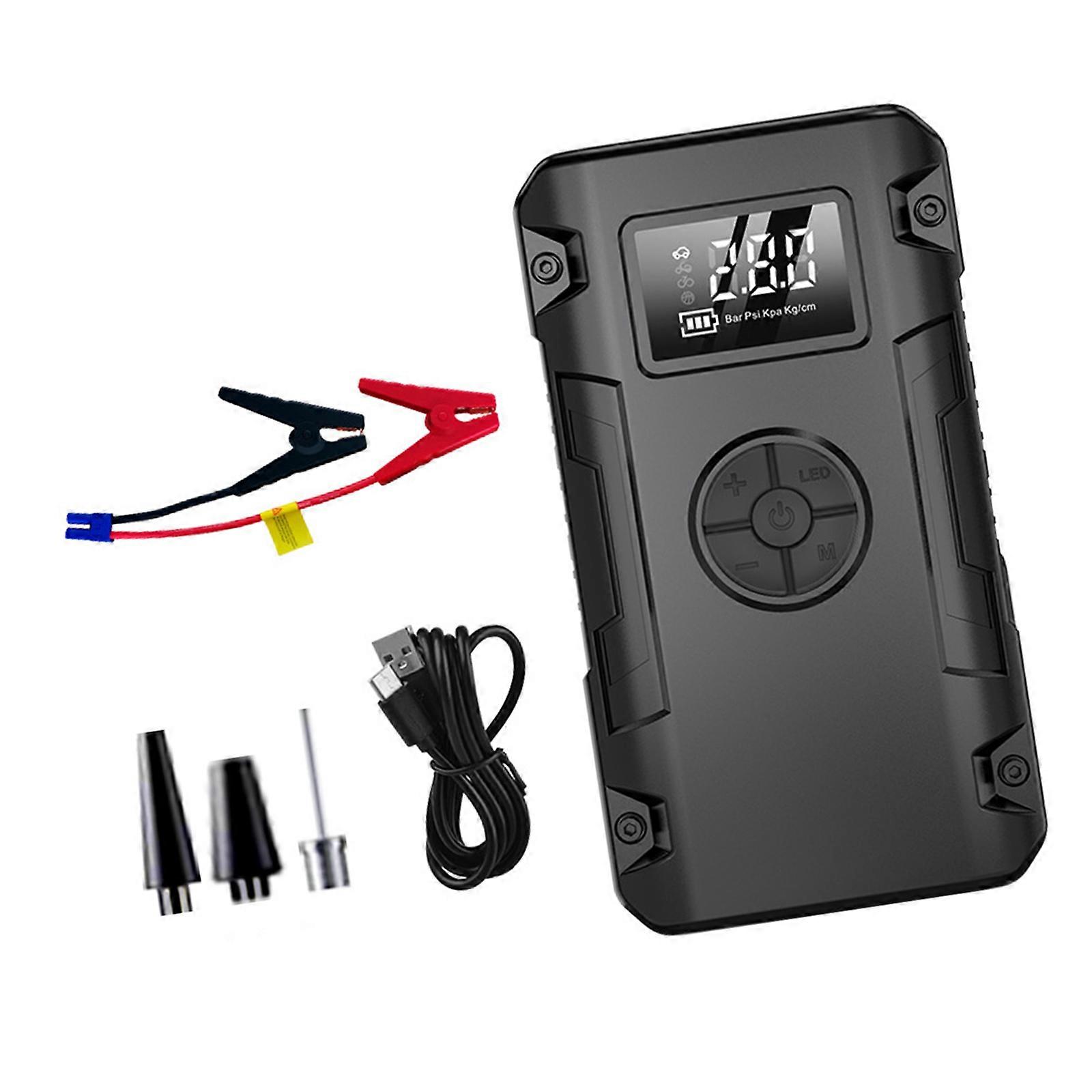 8000mAh 100W מכשיר התחלה יעילות גבוהה צמיגים מתנפח מהיר אינפלציה מדחס אוויר לרכב חובב חיצוני צבעוני