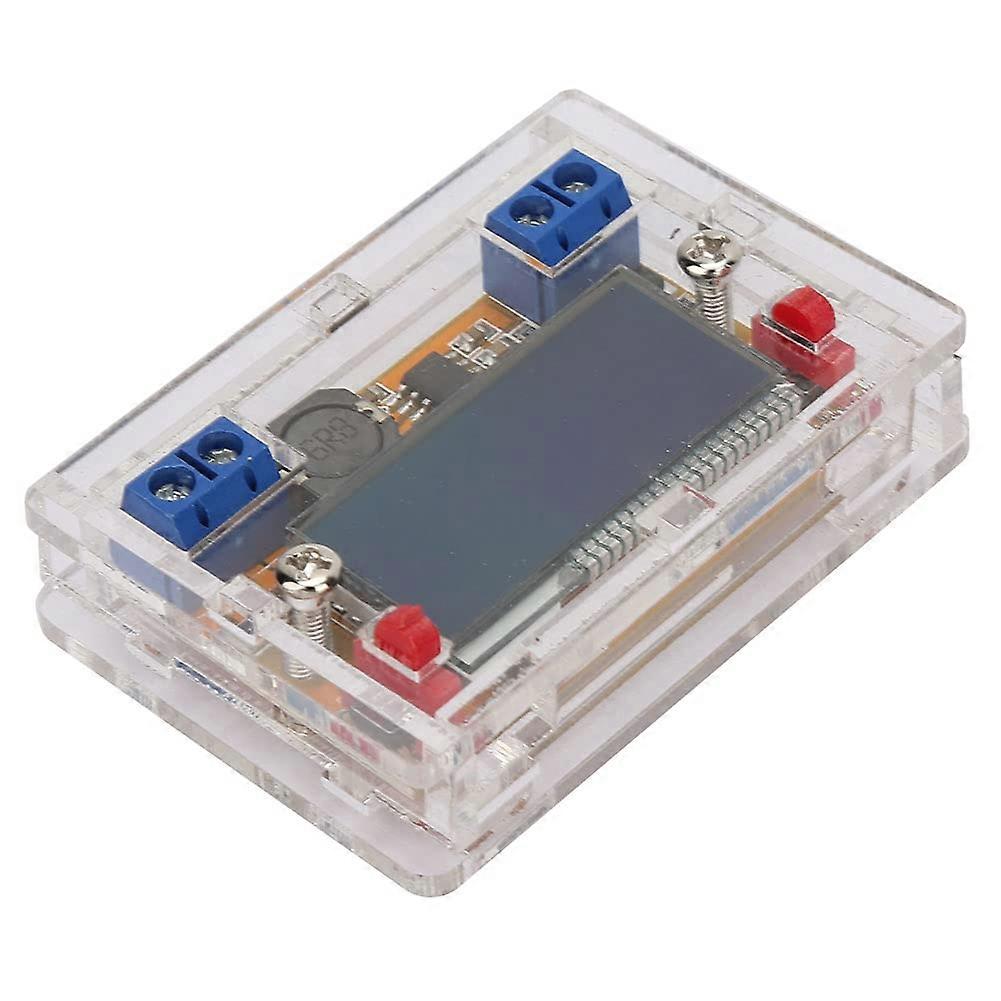 Voltage Converter Module DC StepDown, 3A Adjustable Regulator With LCD Display, Compact For Electronics Projects