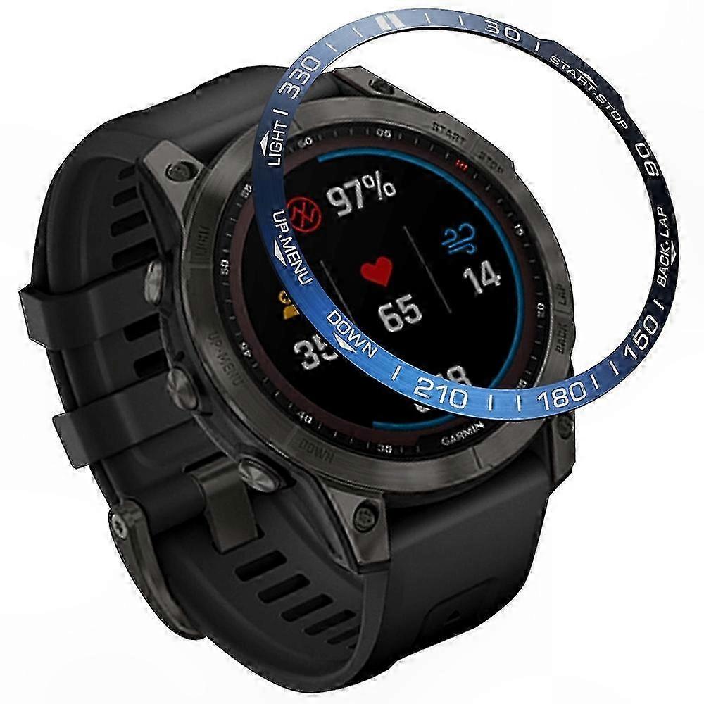 Durable Metal Bezel Ring for Fenix 7 Series - Scratch-Resistant Watch Protective Cover
