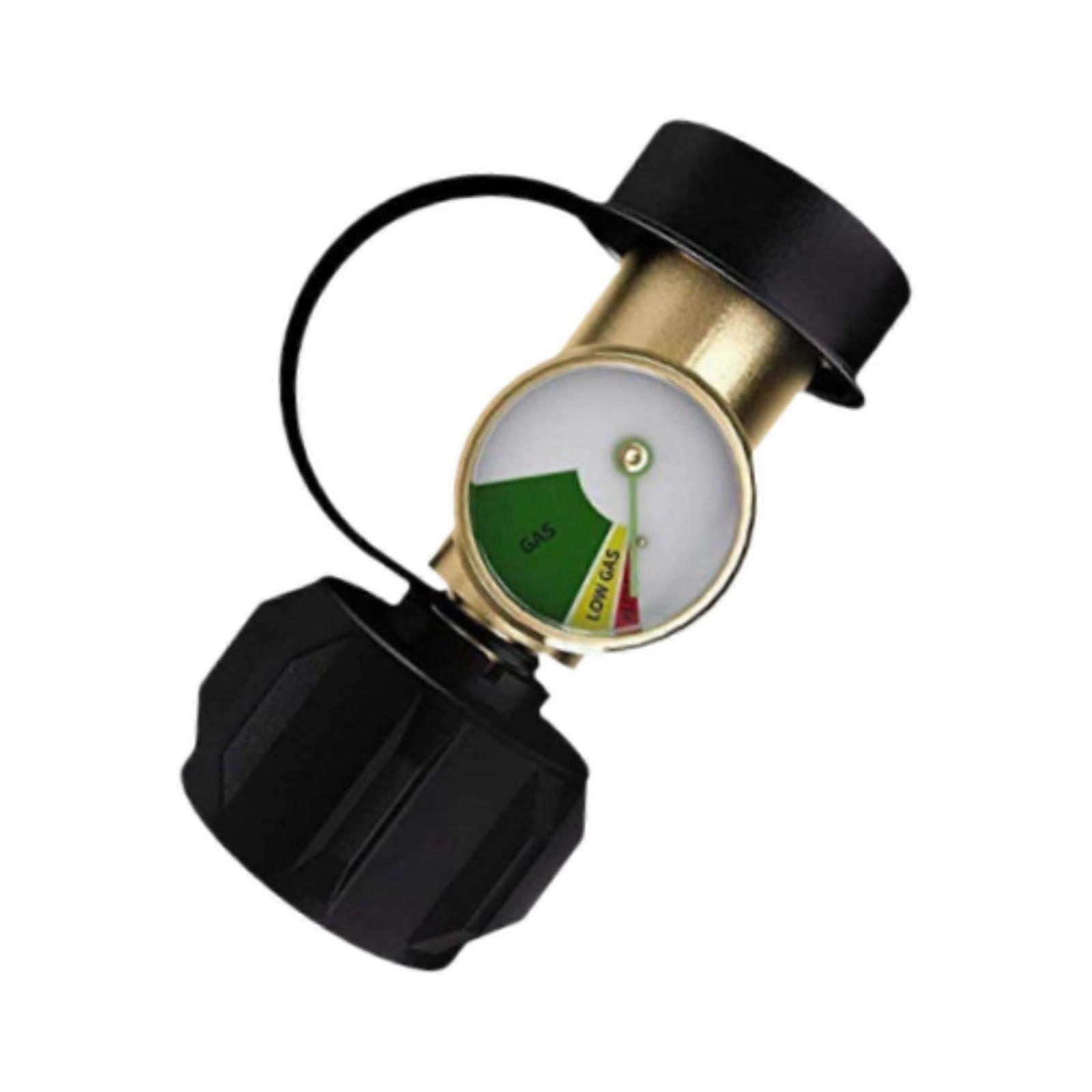 Propane Cylinder Gauge Portable Gas Pressure Meter For Grills And Stoves LP Tank Adapter, Compatible With Most Cylinders