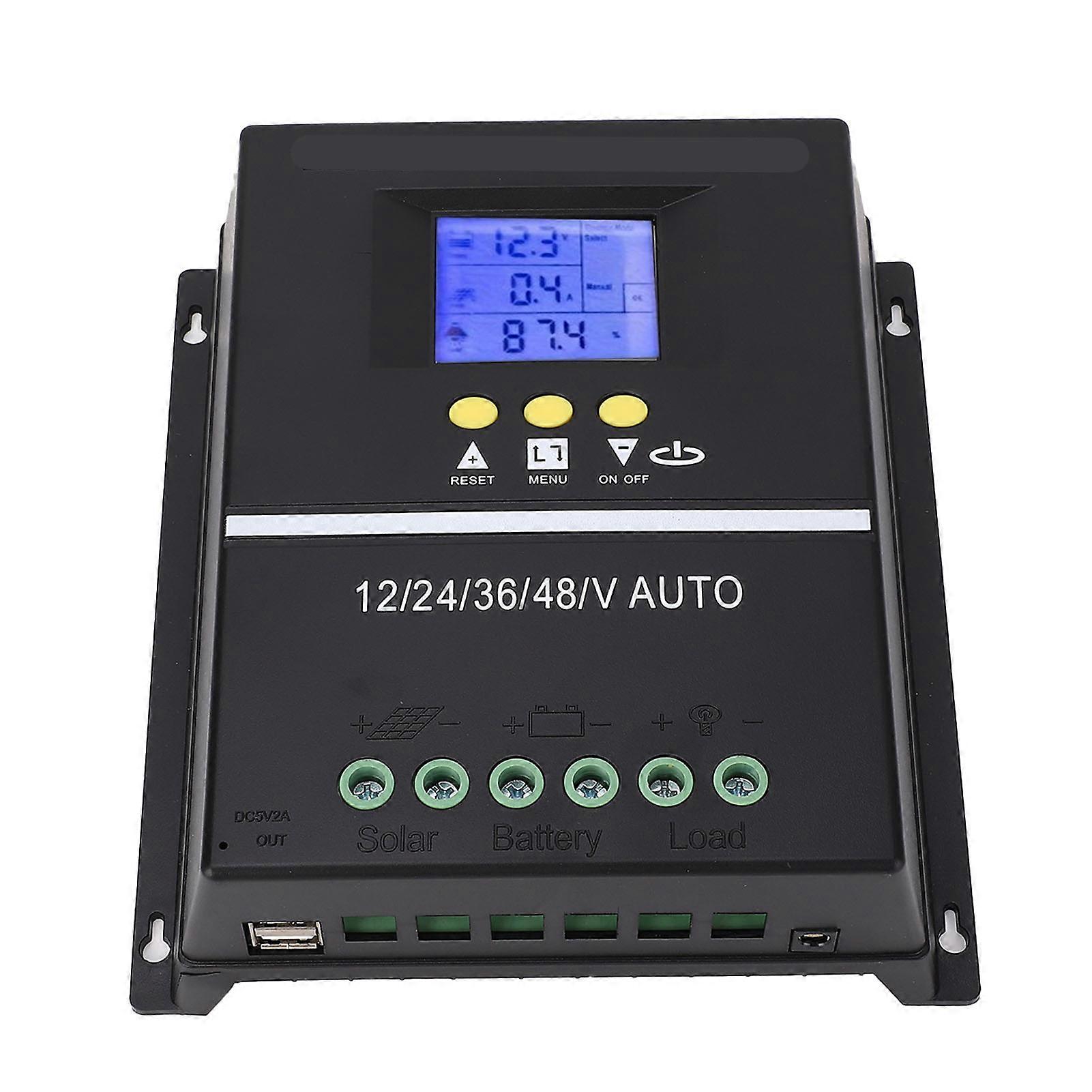 80A MPPT Solar Charge Controller 12V-48V Adaptive PVC Material