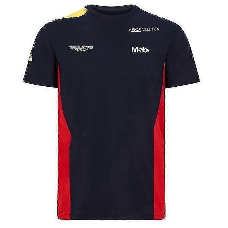 アルファロメオチーム-f1Tシャツサマーメンズとウィメンズレーシングスーツエクストリームコンペティション通気性プラスサイズTシャツ