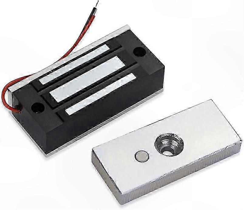 60KG Electromagnetic Door Lock, 12V DC Magnetic Access Control for Security Systems