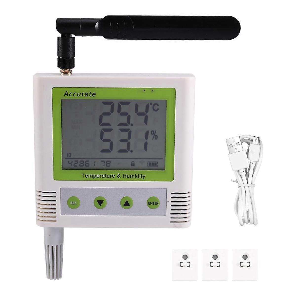 GPRS Temperature Humidity Recorder Agricultural Greenhouse Cold Chain Cold Storage Wireless Remote 4G External Probe