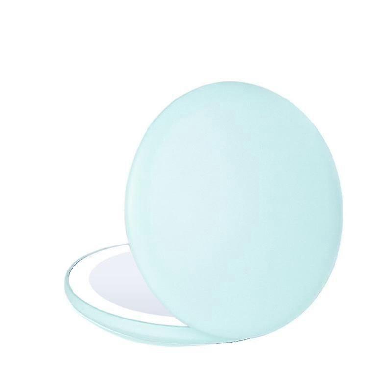 foldable portable led makeup mirror handheld small round