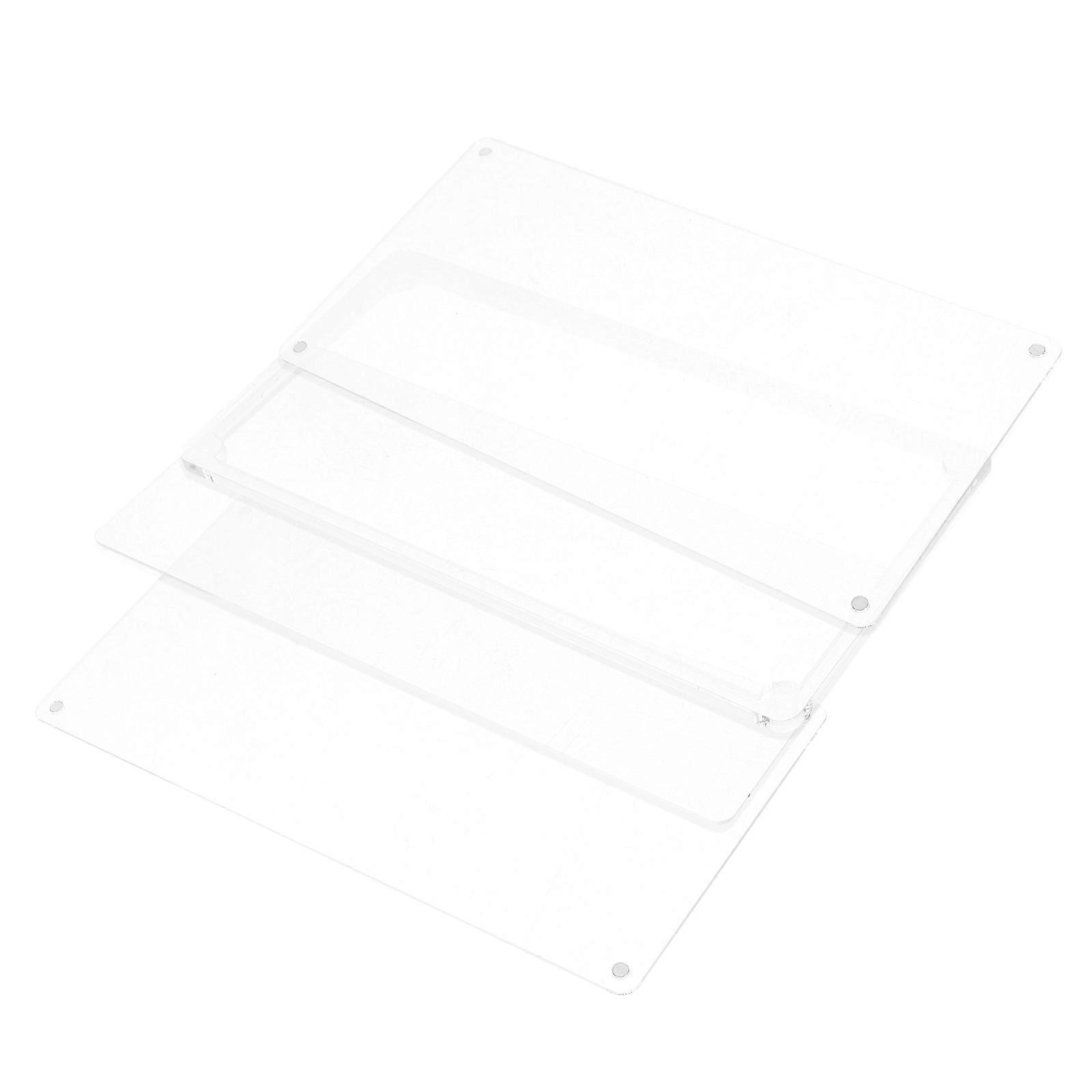 Clear Acrylic Sheets for DIY Crafting Transparent Handmade Project Boards 4 Pcs Versatile Decor Size 12x12 Inches