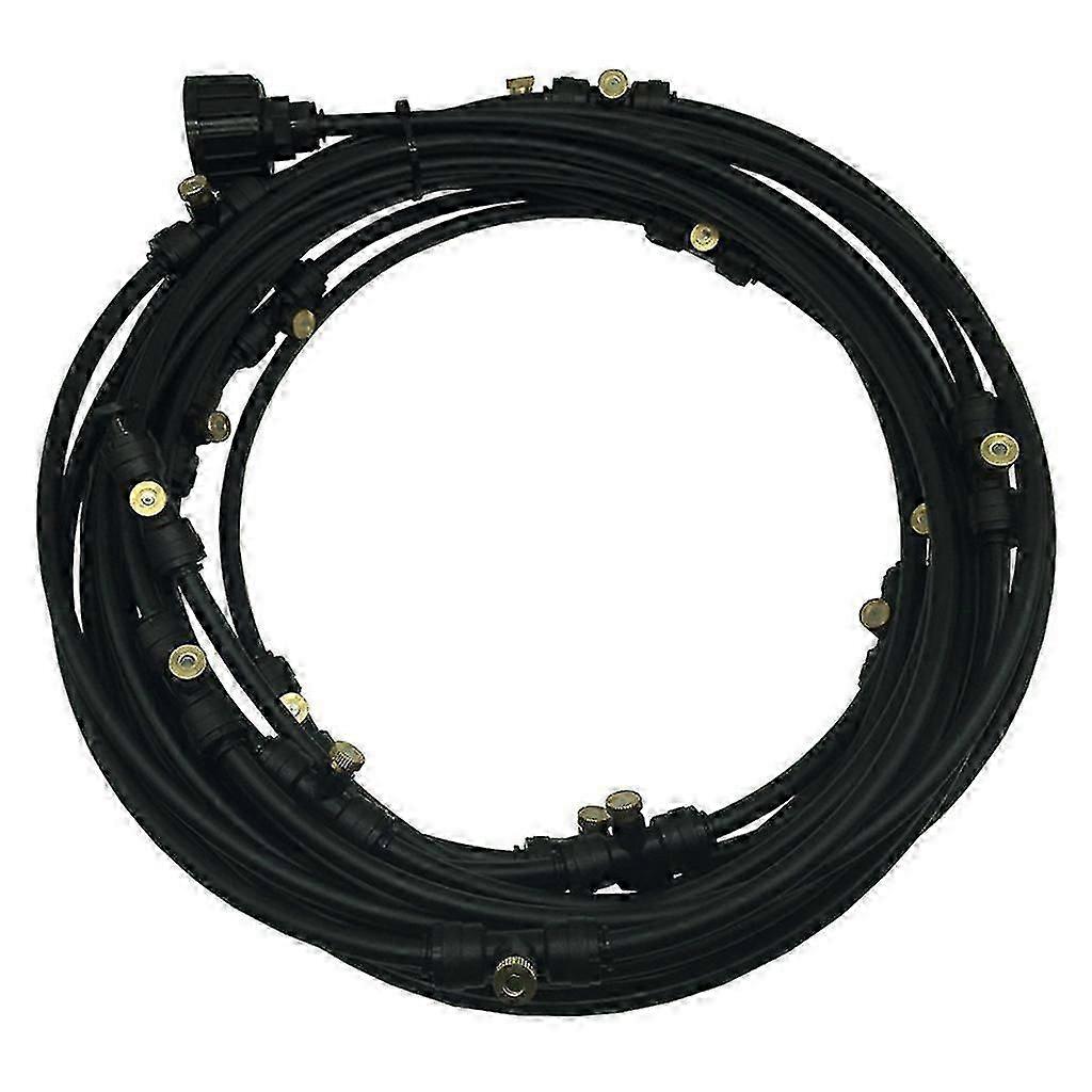 طقم رش الماء 15 م / 18 م البخاخات حديقة الضباب الرطب نظام التغشية في الهواء الطلق لتبريد الفناء لترطيب الدفيئة fg2025031700275