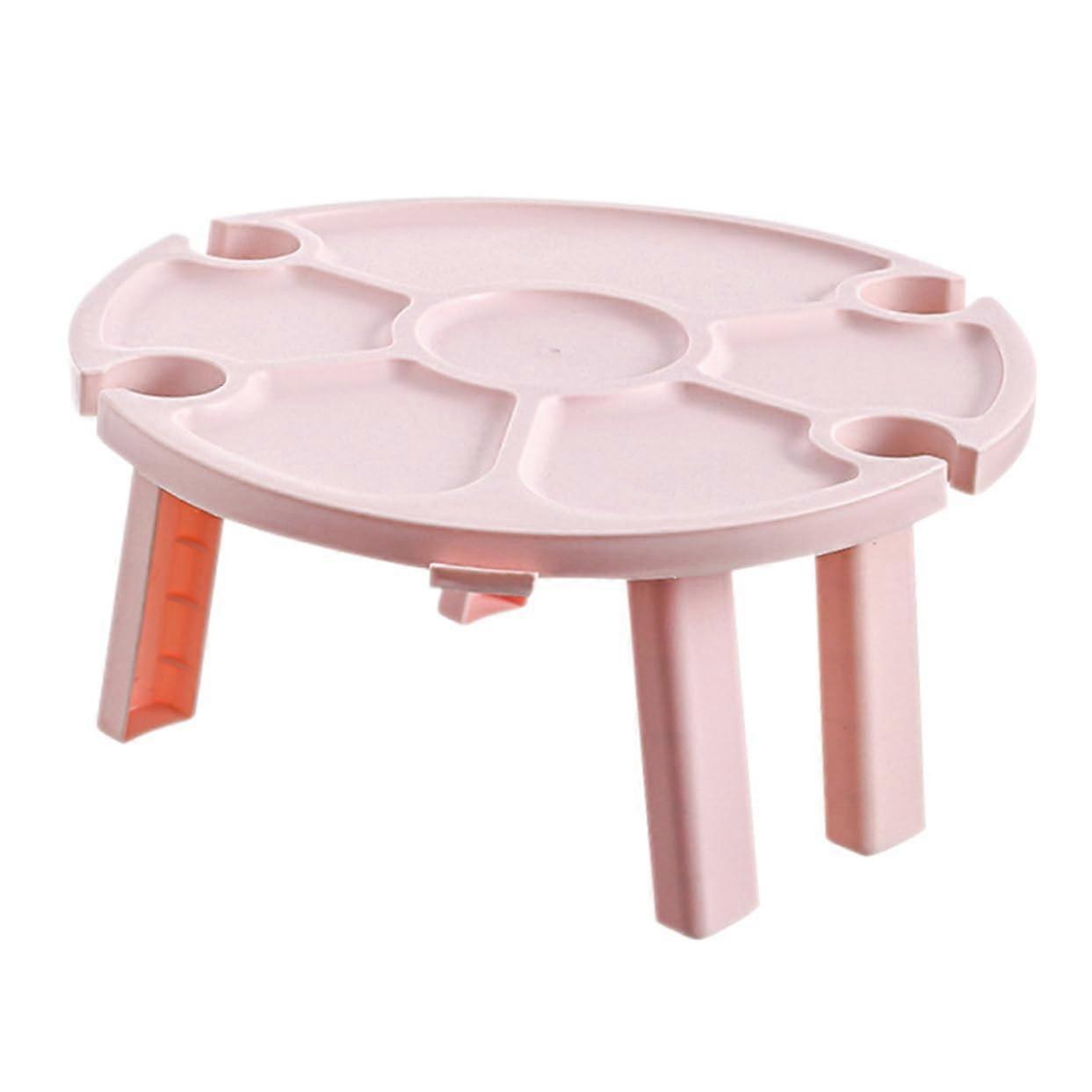 Folding Wine Table Portable Lightweight Outdoor Table For Picnics Camping Beach Gatherings For Wine And Snacks