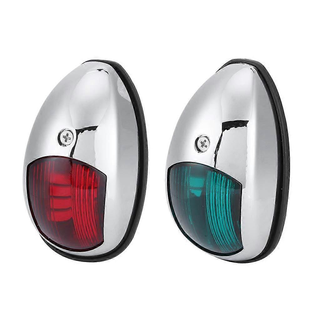 Boat Navigation Light 12V LED Marine Side Mount Green Starboard And Red Port Lamps For 20m Boat Maximum