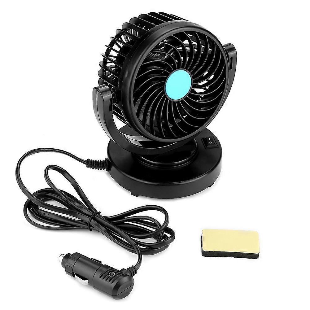 12V 10W Portable Car Cooling Fan Adjustable Air Circulating Cigarette Lighter Plug Fan