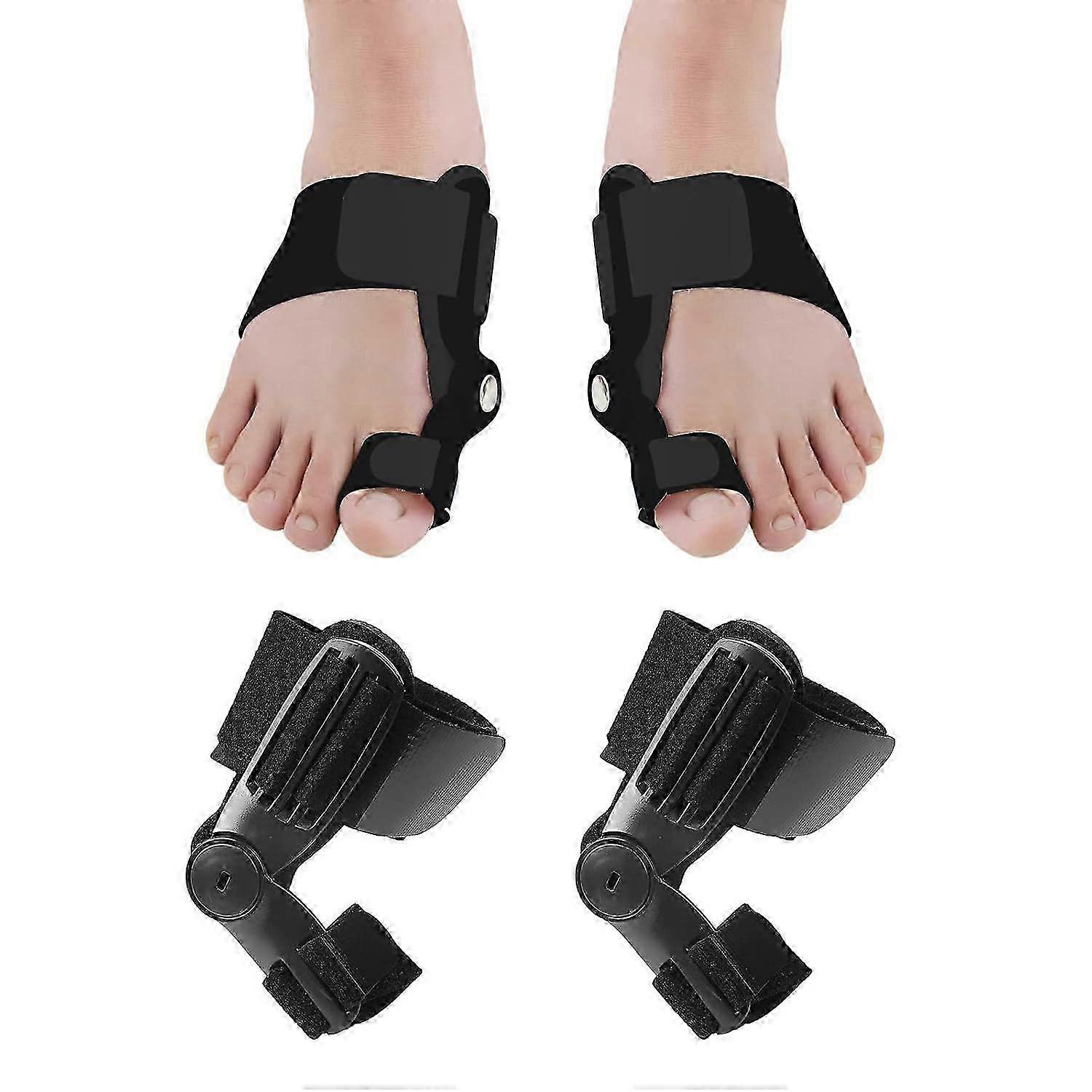 Toe separator, 4 pieces forefoot pads (2 in 1), toe separator women silicone, toe separato