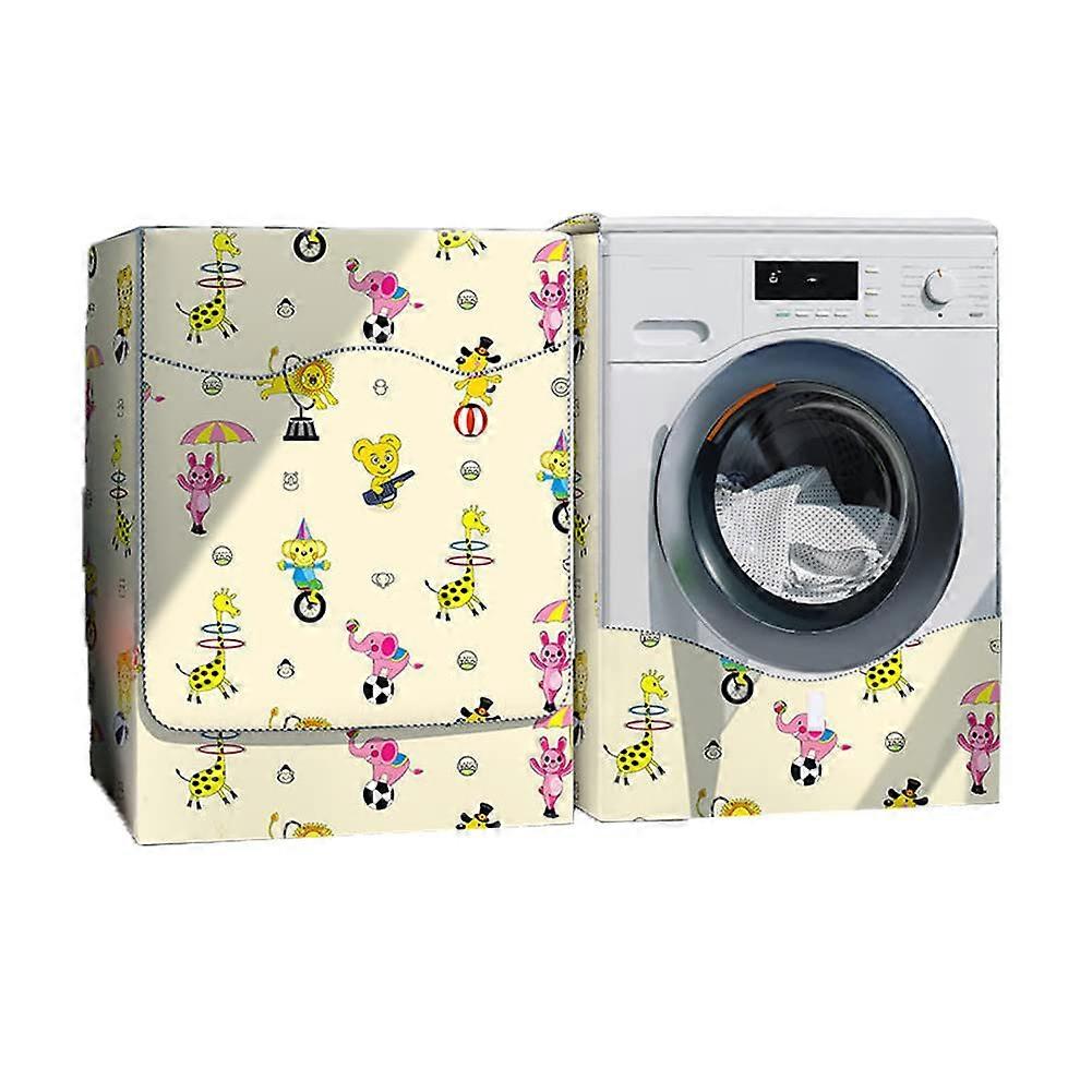 Washer Dustproof Cover Front Load Waterproof Protective Case For Most Front Load Washers Tumble Dryer Size Large