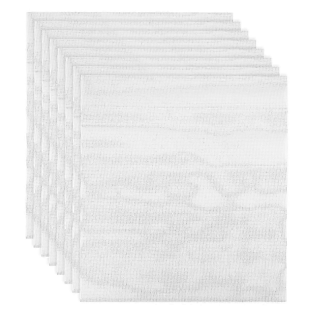 Fruit dryer mats for dehydrator, non-stick silicone reusable 8 pieces