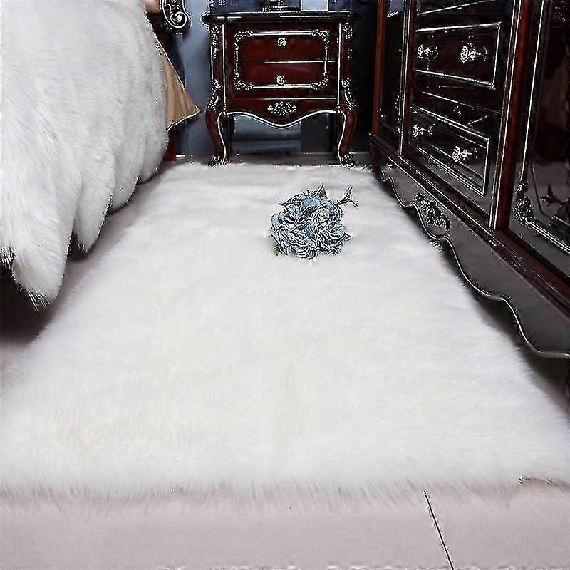 Bath Mat Non Slip Absorbent Shower Bathroom Rug Carpet Plush Long Hair