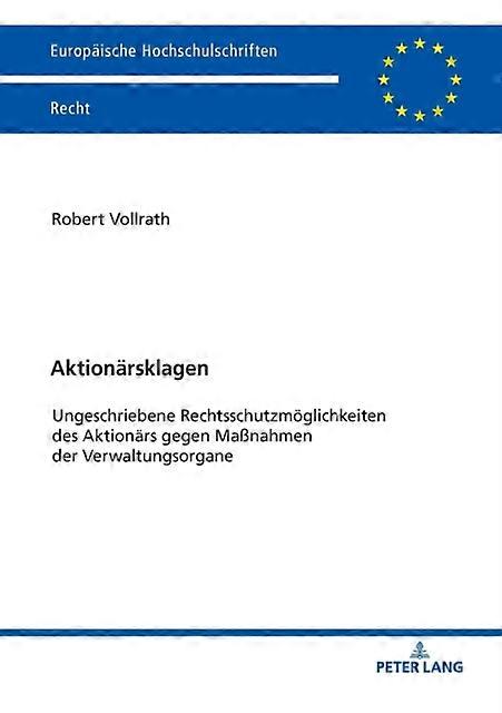 Aktionaersklagen by Robert Vollrath Paperback