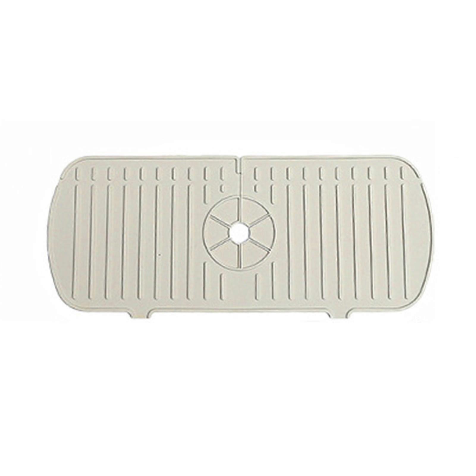 Multifunctional Sink Faucet Drainage Mat Flexible Easy Cleaning Drainage Rack for Home Kitchens