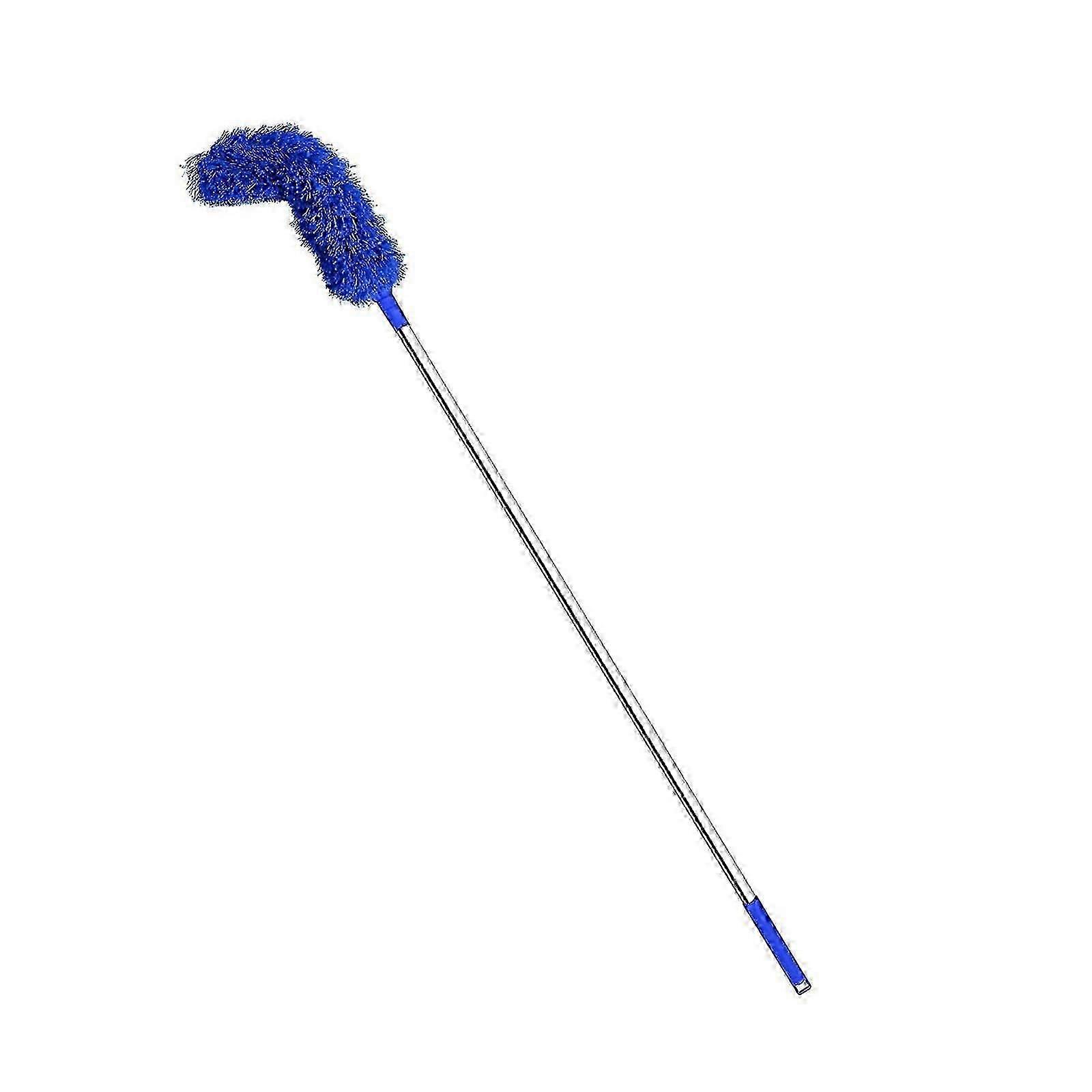 Gutter Brush Clean Leaves and Debris from The Ground Telescopic Pole 45cm to 220cm Easy Adjustable Angle of Brush Gutter Cleaning Tool