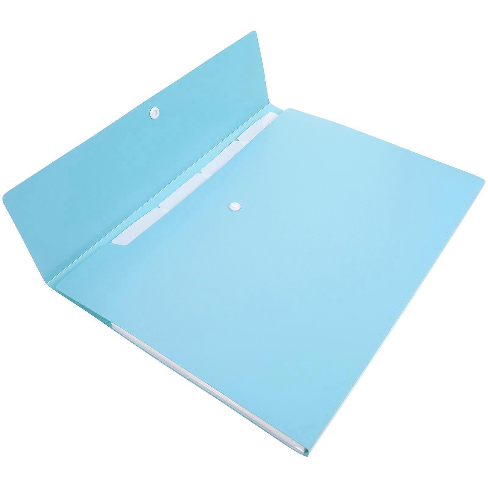 Multi Pocket Expanding File Folder for Document Storage 4Pcs Office Organizer