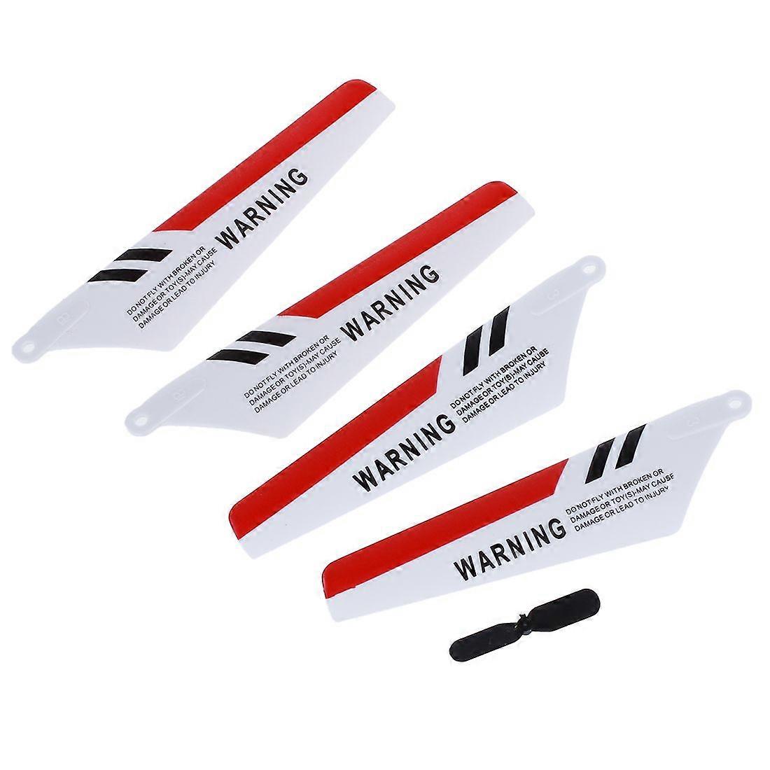 4 x Blades S107 S107G Gyro Remote Control Helicopter Spares Repair RED