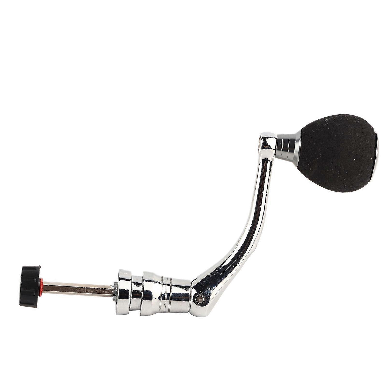 Reel Replacement Power Handle Metal Rocker Arm Grip (Silver Large for 4000 & 5000 & 6000)