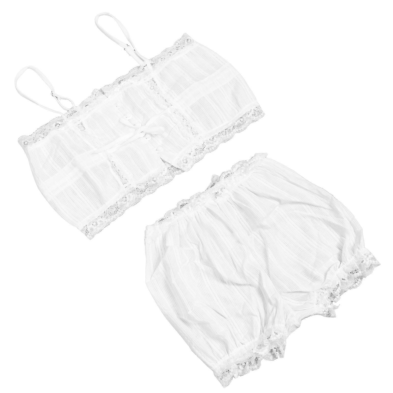 Women Cotton Button Design Pajama Set for Nightwear 2Sets