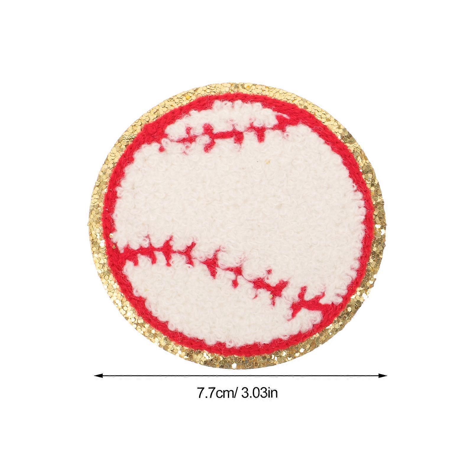 Baseball Patch Replaceable Sports Ball Patches for Decor 4Pcs Set